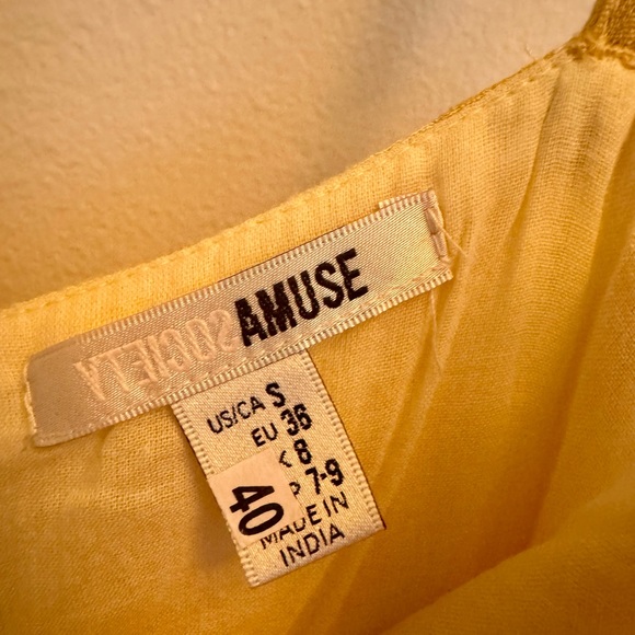 Amuse Society Midi Dress with slit size S - Picture 5 of 6